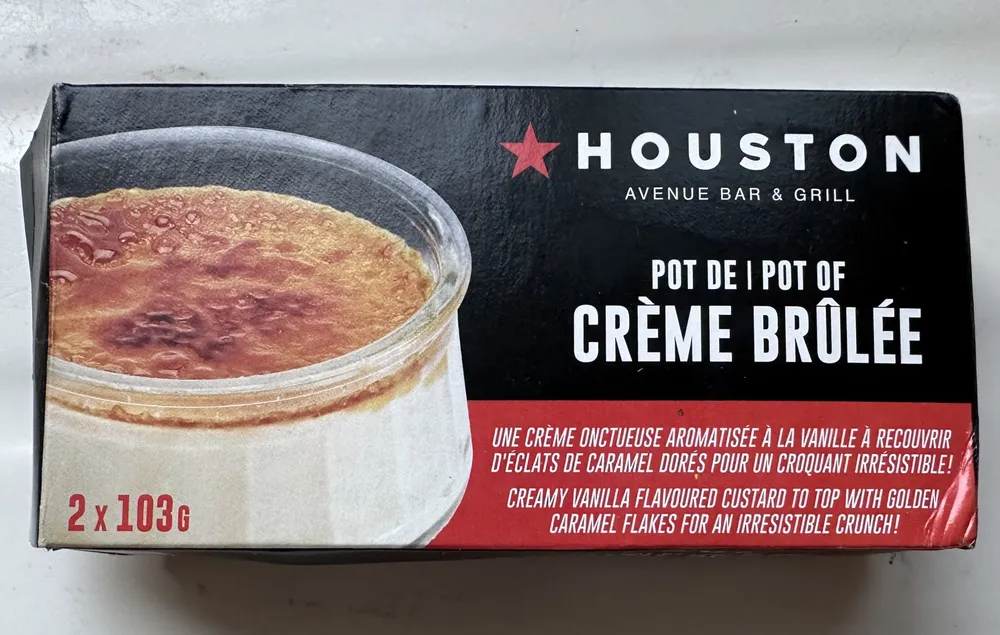 Pot de crème brûlée