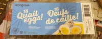18 peufs de caille