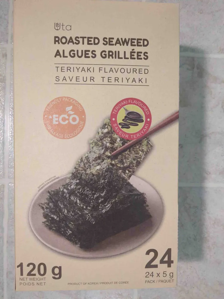 Roasted Seaweed (Teriyaki Flavoured)