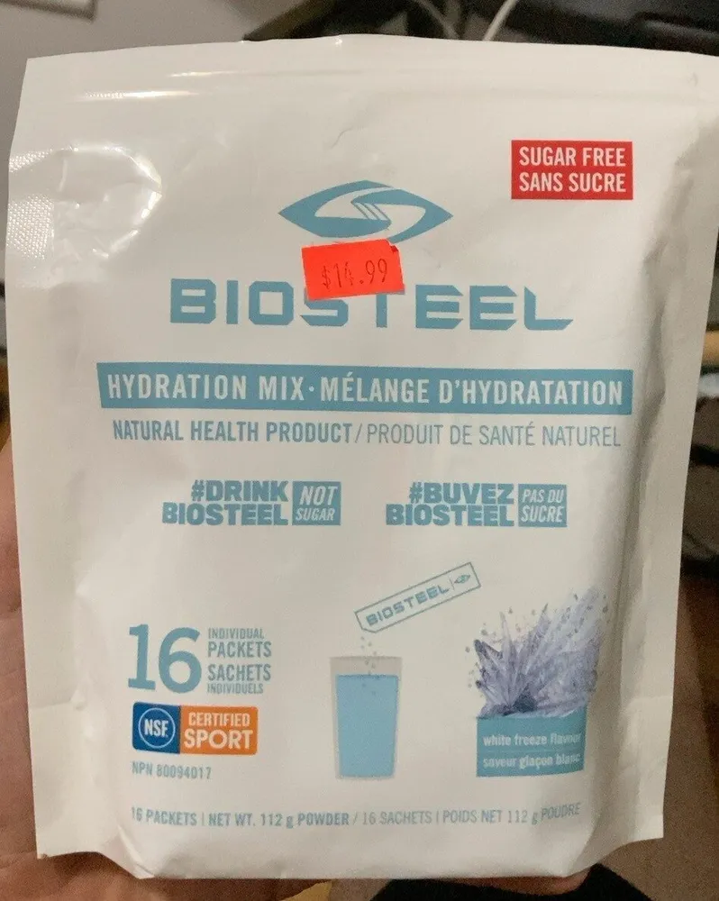Hydratation mix, white freeze flavour