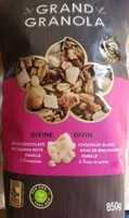 Granola divin - chocolat blanc noix macadamia
