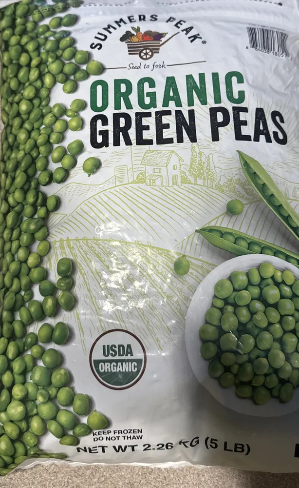 Organic Green Peas