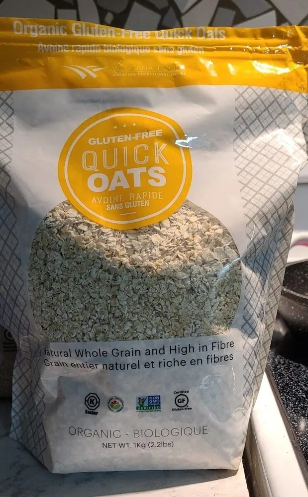 Avoine rapide sans gluten biologique