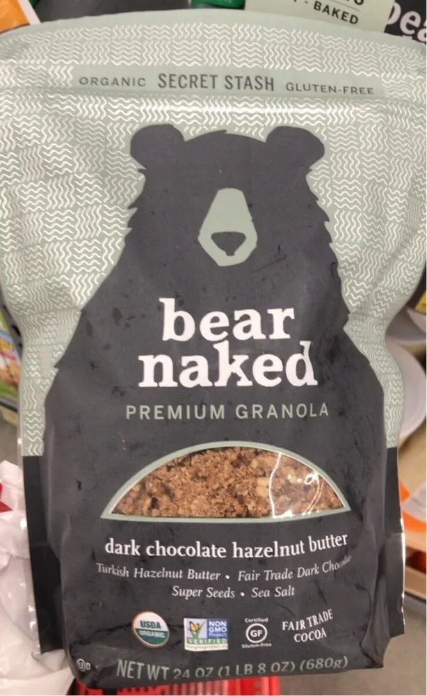 Dark chocolate hazelnut butter premium granola
