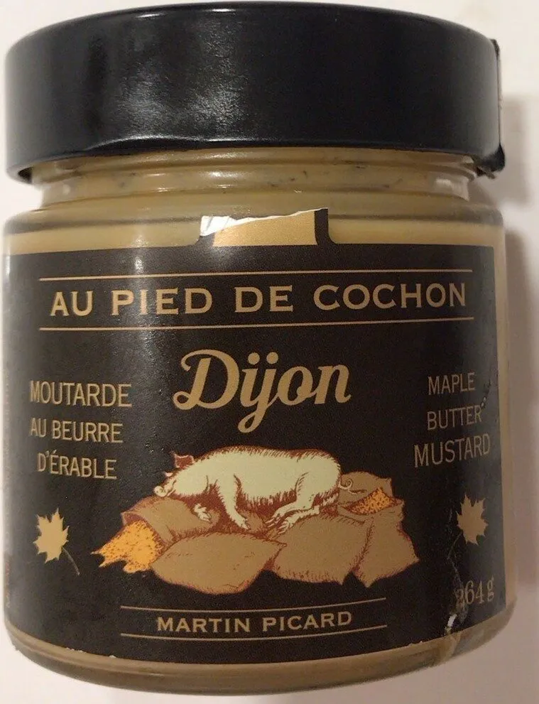 Moutarde au beurre d’érable