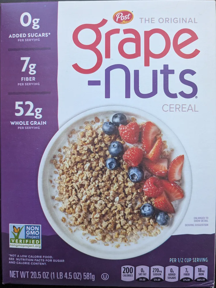 grape-nuts cereal