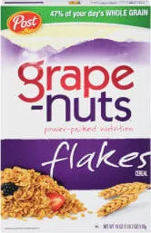 grape-nuts flakes cereal