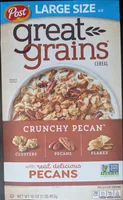 Post great grains cereal crunchy pecan