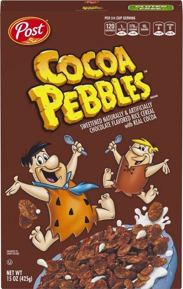 Chocolate flavored rice cereal