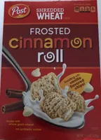 Cereal, frosted cinnamon roll, vanilla