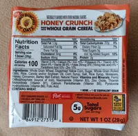 Honey Crunch with Whole Grain Cereal