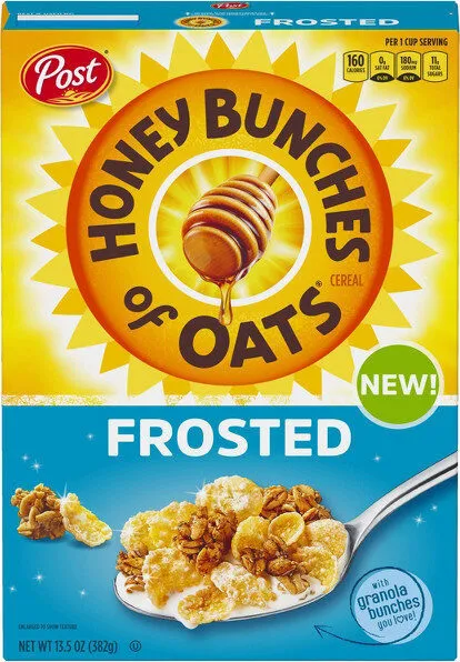 Frosted breakfast cereal