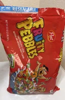 Sweetened Rice Cereal Natural and Artificial Fruit Flavor