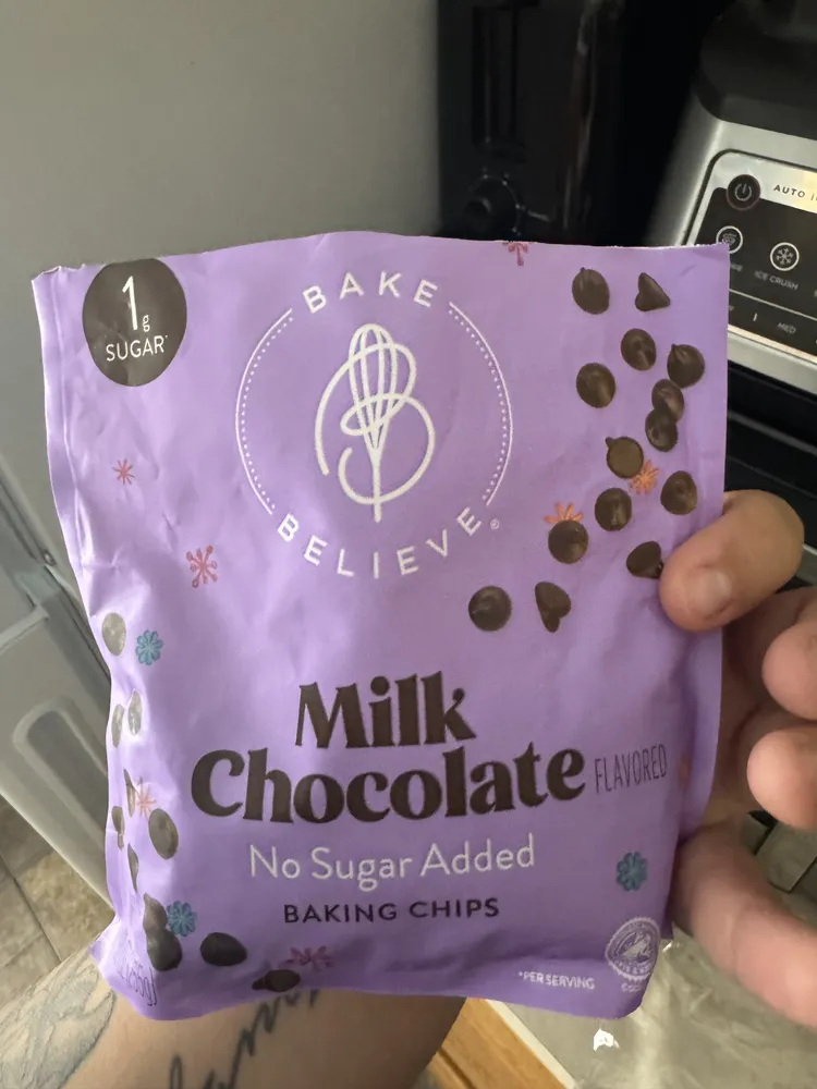 Milk Chocolate No Sugar Added Baking Chips