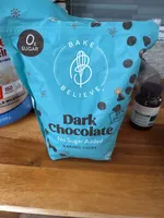 Dark Chocolate No Sugar Added Baking Chips