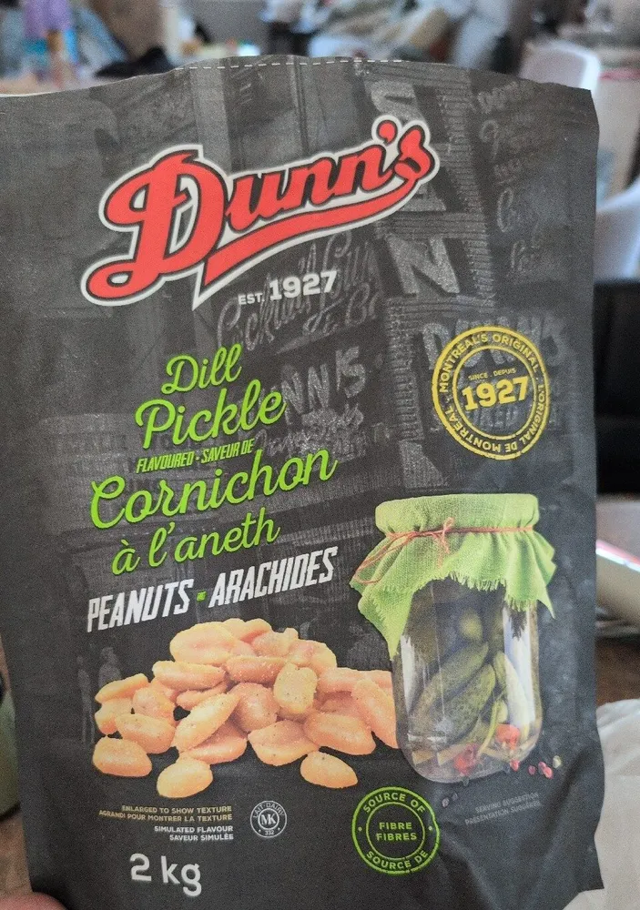Dill pickle flavoured peanuts