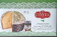 Panettone con crema di pistacchio
