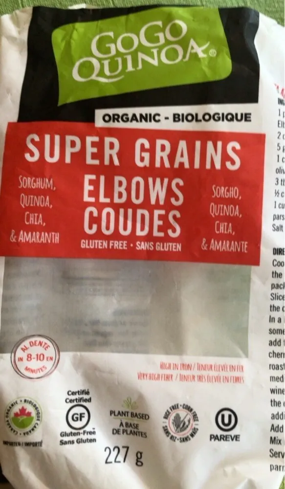 Organic Super Grains Elbows