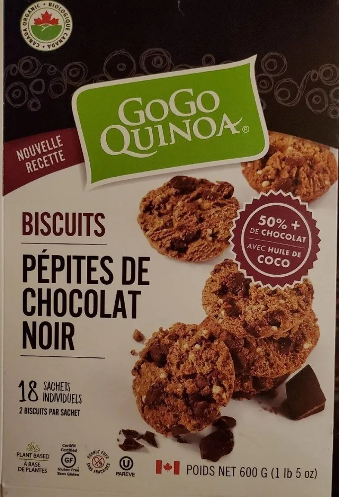 Biscuits Pépites de Chocolat Noir