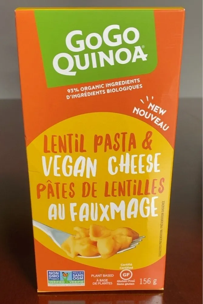 Lentil Pasta & Vegan Cheese