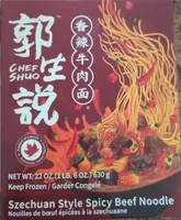 Szechuan Style Beef Noodle