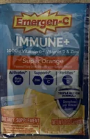 IMMUNE+ Super Orange Flavored Fizzy Drink Mix