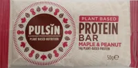 PLANT BASED PROTEIN BAR MAPLE & PEANUT