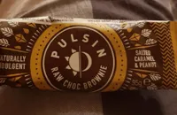 Salted Caramel & Peanut Raw Choc Brownie