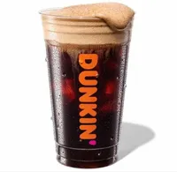 Dunkin Donuts brown sugar Cold Foam black