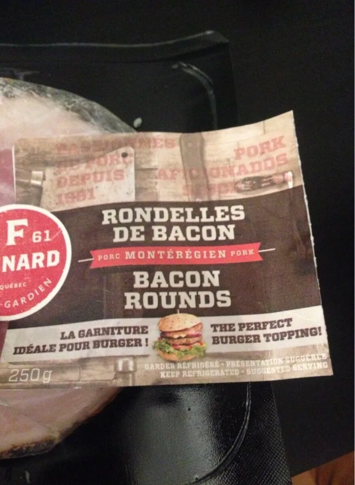 Rondelles de bacon