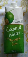 Coconut water with pineapple juice
