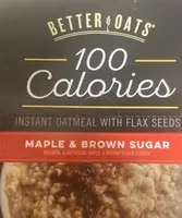 Maple and Brown Sugar Oatmeal