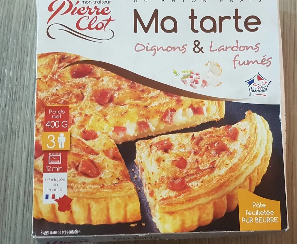 Ma tarte oignon & lardons fumés