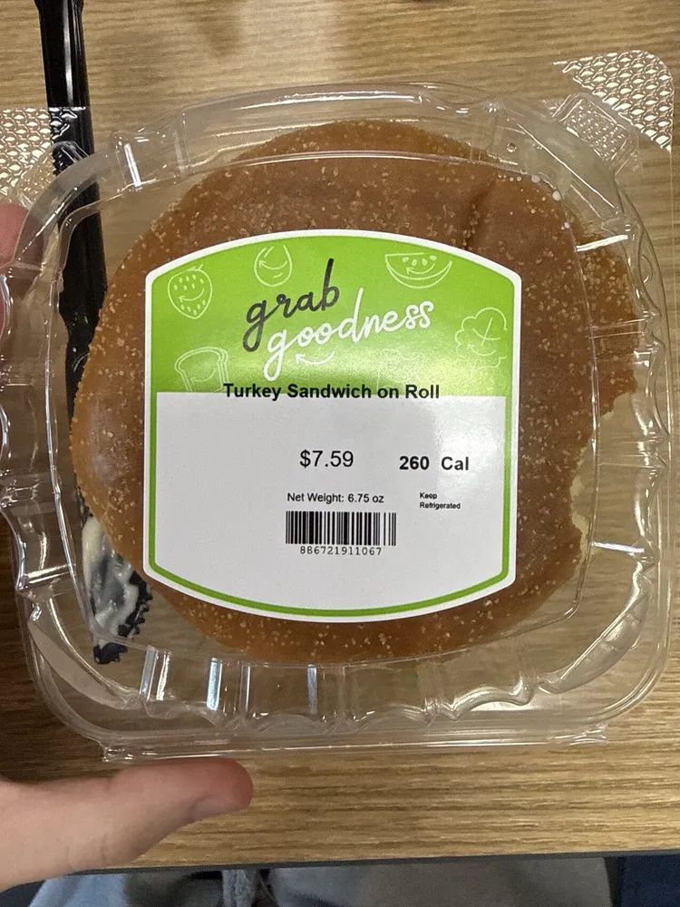 Turkey Sandwich On A Roll