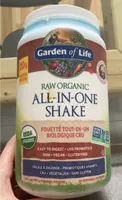 Raw organic all in one shake