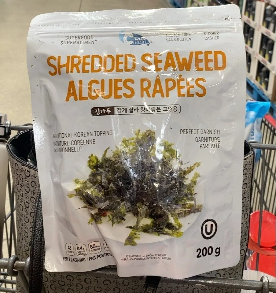 Shredded seaweed