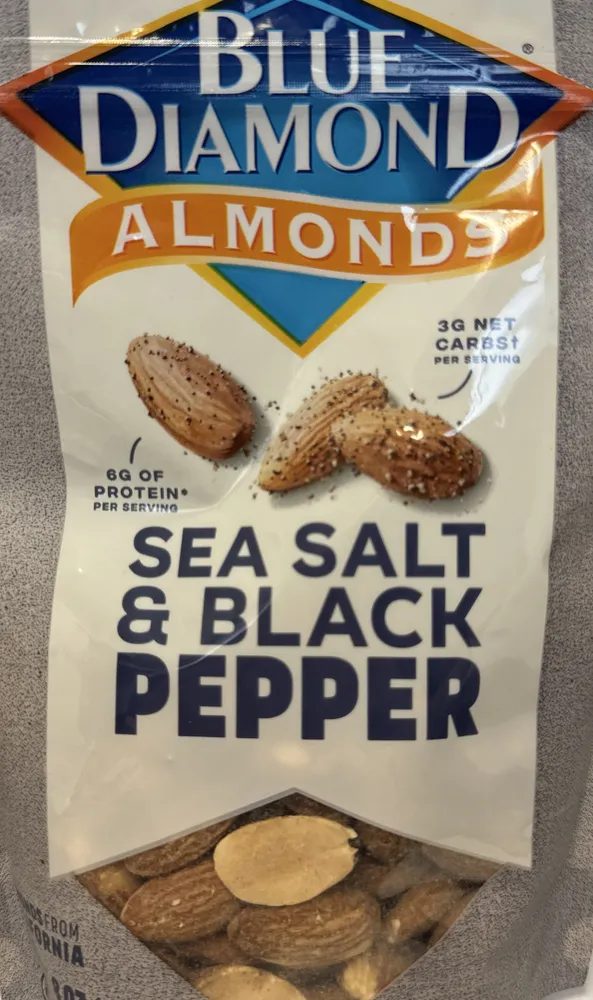 Sea Salt And Black Pepper Almonds