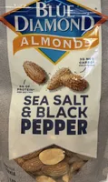 Sea Salt And Black Pepper Almonds
