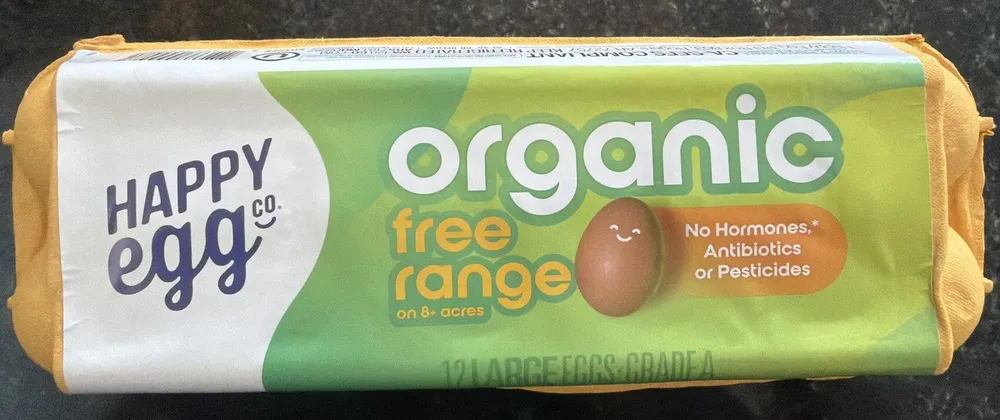 Organic Free Range Eggs