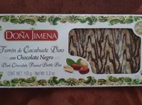 Turrón de Cacahuete duro con Chocolate negro