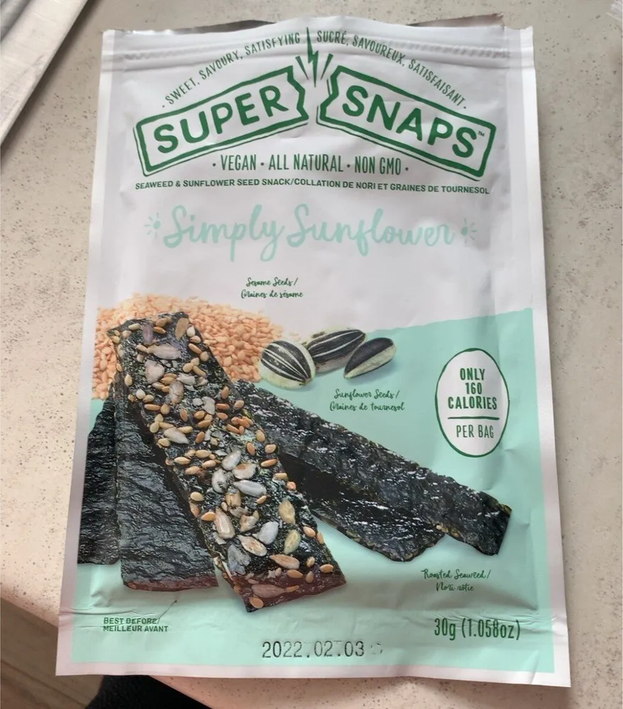 Seaweed & Sunflower Seed Snack