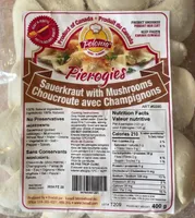 Pierogies (Choucroute avec Champignons)