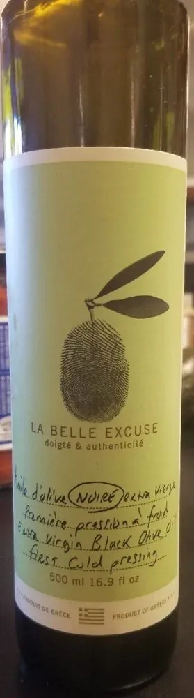 Huile olives noires
