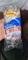 Danish with Icing Berries & Cream Cheese