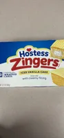 Iced Vanilla Cake with creamy filling
