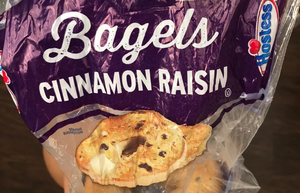 Cinnamon raisin bagels