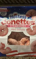 Strawberry mini doughnuts