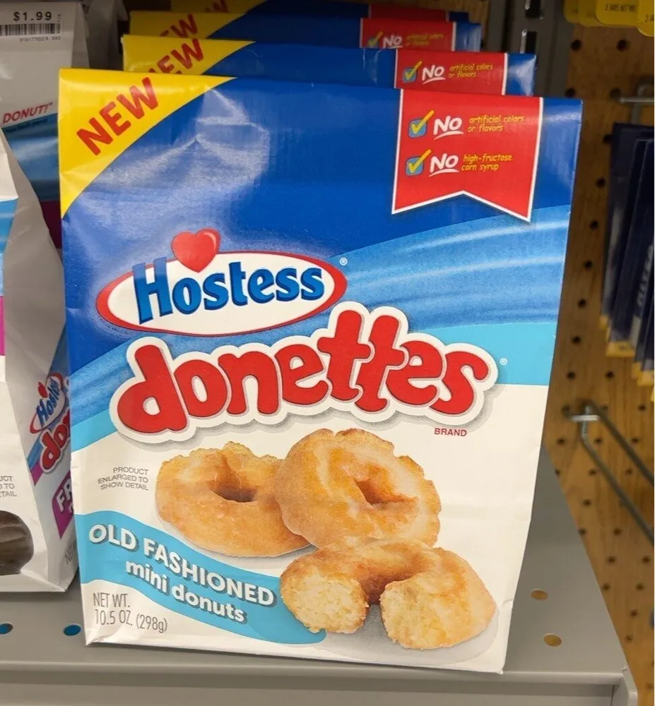 Old fashioned Mini donuts Hostess 3.59