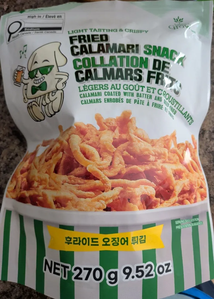 Light & Crispy Fried Calamari Snack
