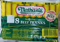 SKINLESS 8 BEEF FRANKS